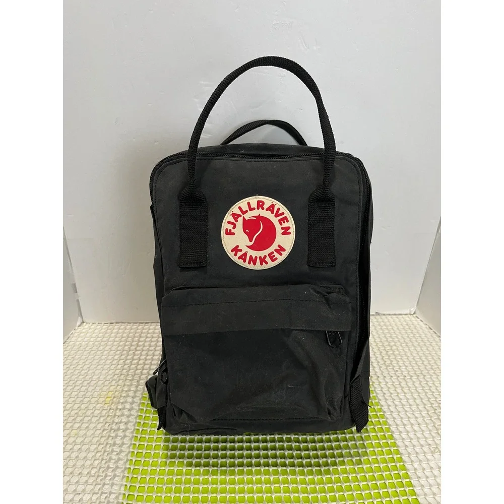 Fjallraven Kanken Mini Black Backpack 23561 Small Everyday Bag